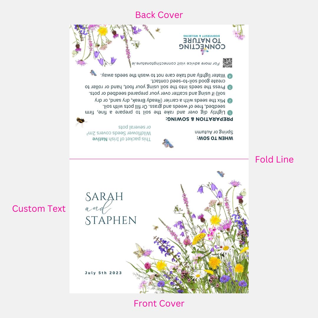 Blooming Native Gift Pockets Wildflower Wedding Favours | Sustainable & Eco-friendly