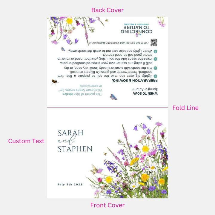 Blooming Native Gift Pockets Wildflower Wedding Favours | Sustainable & Eco-friendly