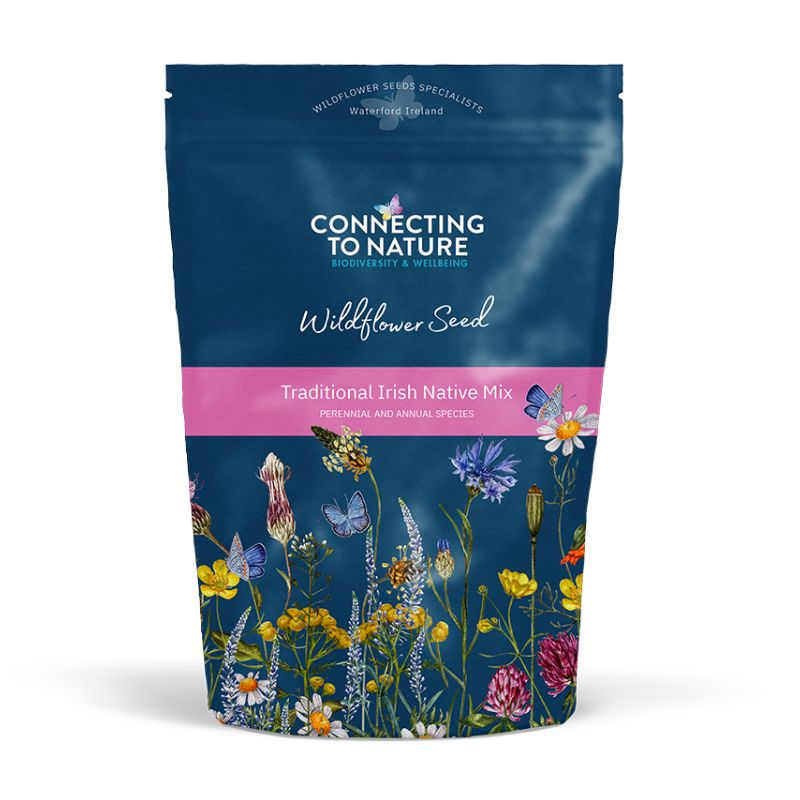 BloomingNative Wildflower Seed Traditional Irish Native Wildflower Mix Large Bag