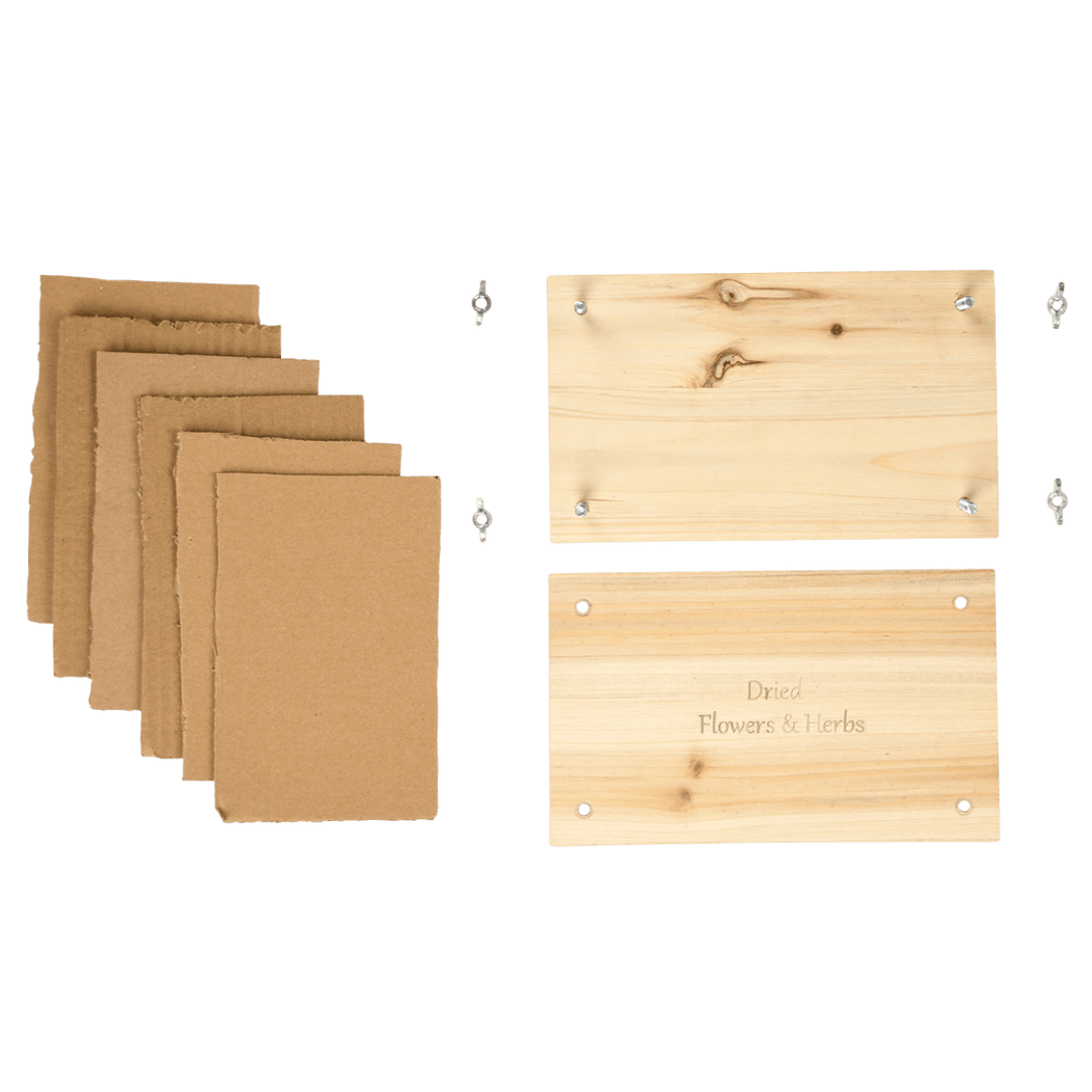 Connecting to Nature Garden Accessory Flower Press, Seed & Book Bundle | Irish Wildflowers