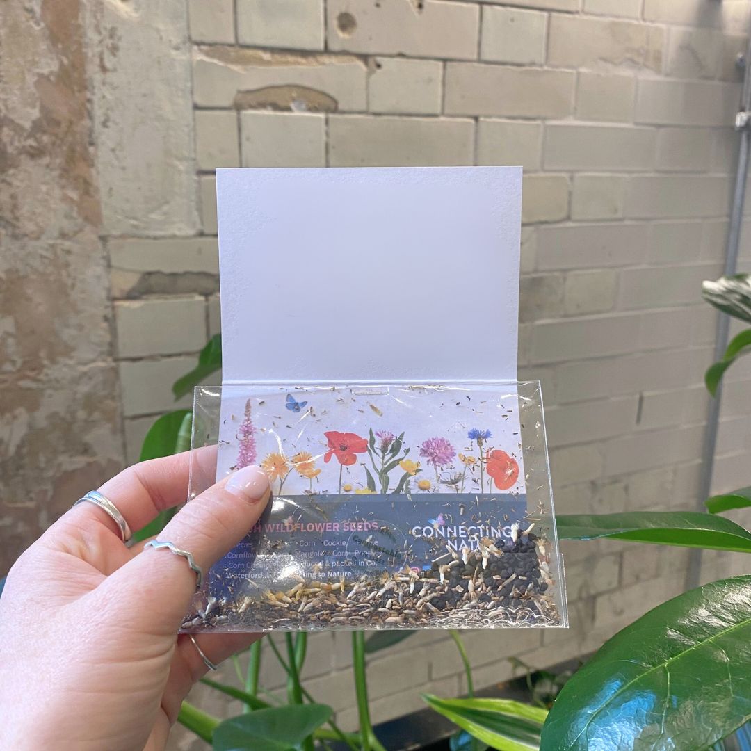 Connecting to Nature Gift Pockets Native Wildflower Seed Pocket | May your Christmas BEE Merry & Bright