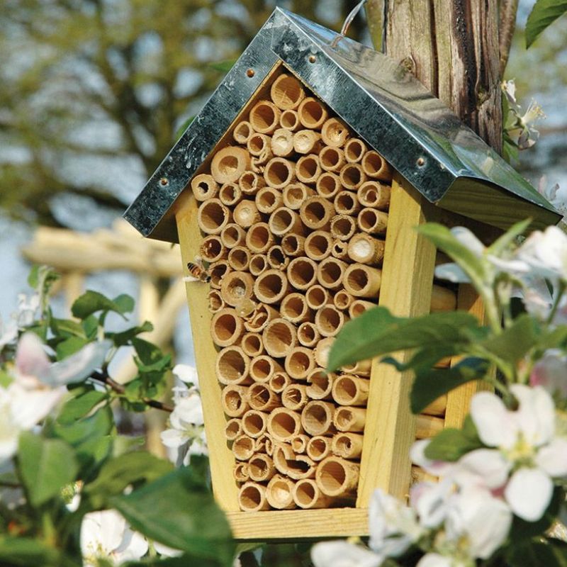 Blooming Native Accessories Bamboo Bee House