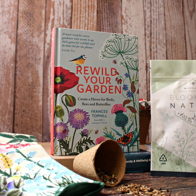 Blooming Native Gift Set Wellbeing Gift Box | Nature book, native wildflower seeds, wildflower socks