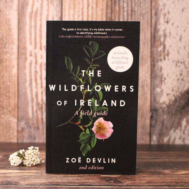Connecting to Nature book The Wildflowers of Ireland, Zoe Devlin | with wildflower seeds