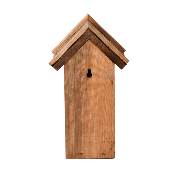 Connecting to Nature Nest Box for Blue Tits | Wooden with Bitumen Roof