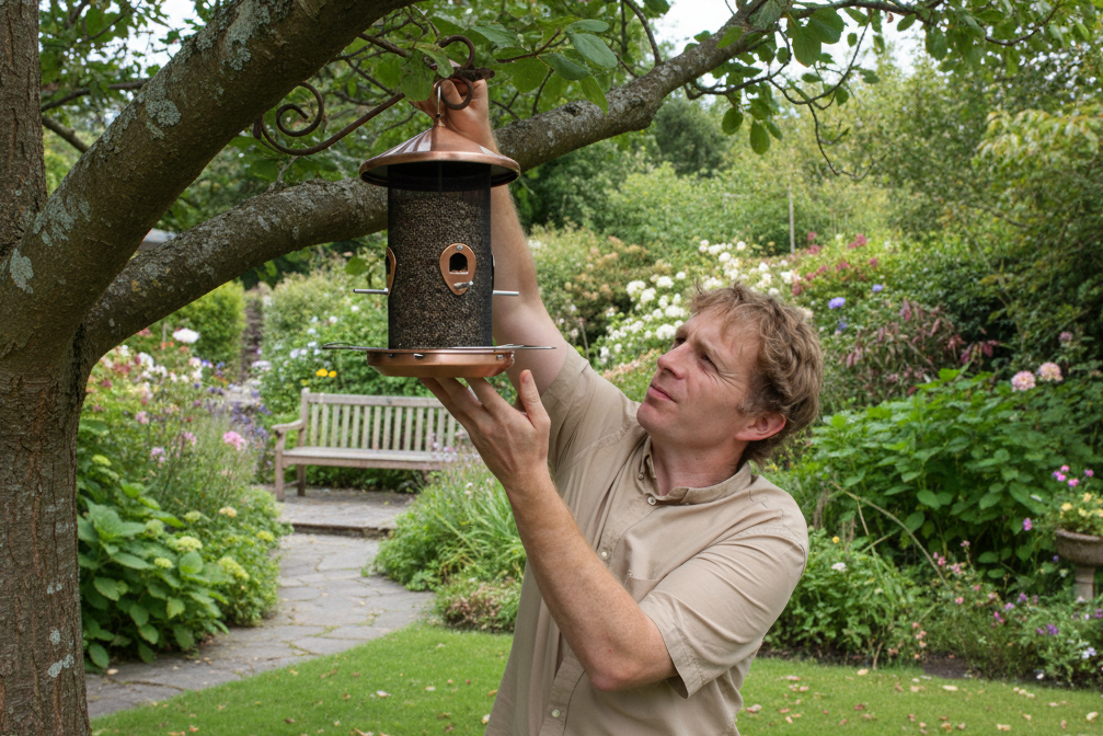 Durable wild bird seed feeder