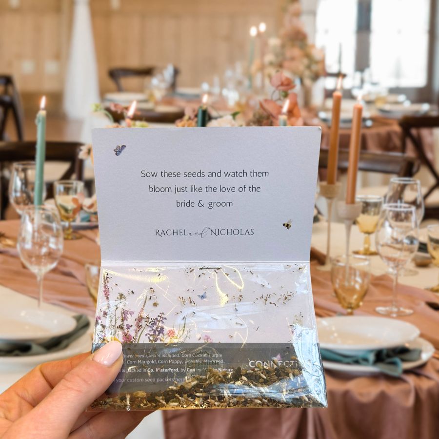 Blooming Native Gift Pockets Wildflower Wedding Favours | Sustainable & Eco-friendly