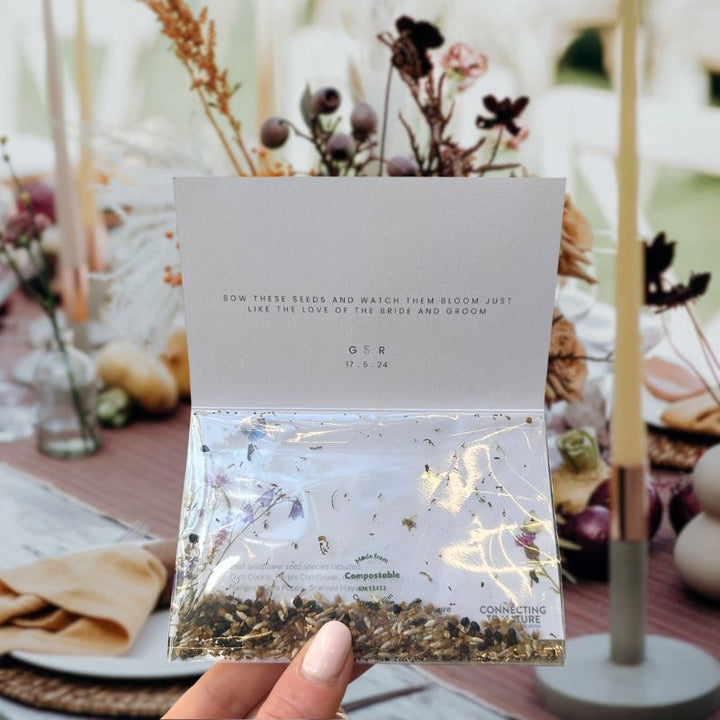 Blooming Native Gift Pockets Wildflower Wedding Favours | Sustainable & Eco-friendly