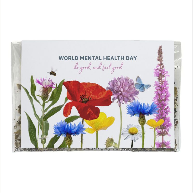 Connecting to Nature Gift Pockets World Wellbeing Day Seed Pockets | Custom Design