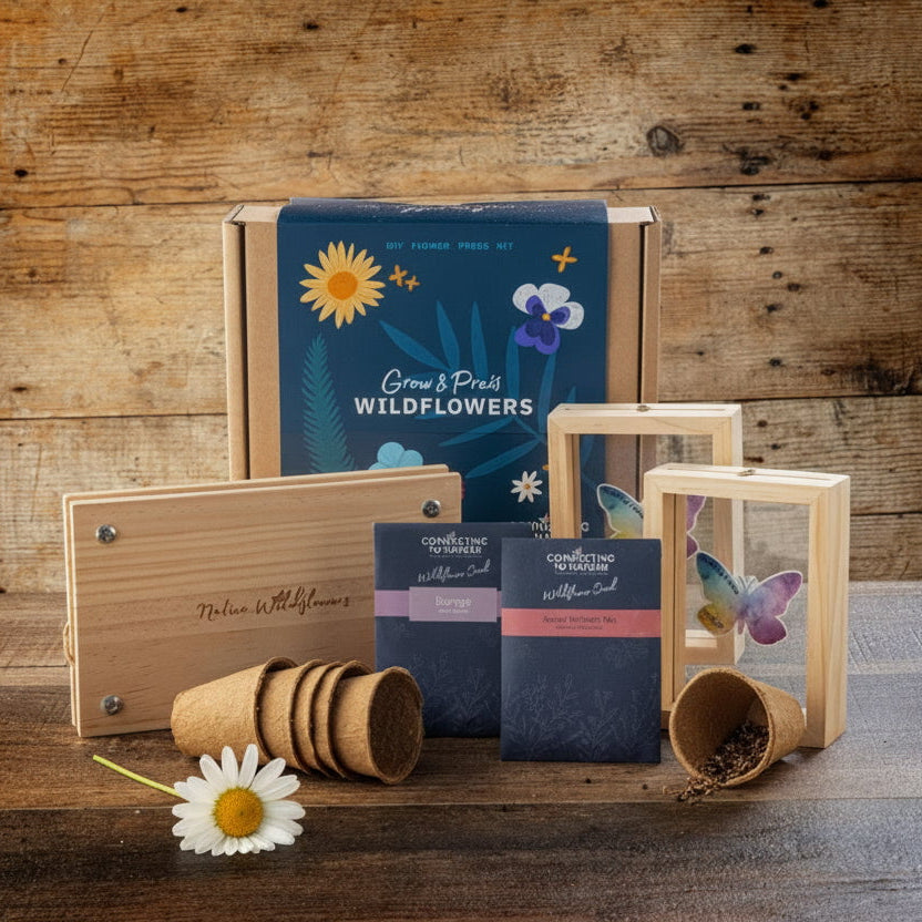 Connecting to Nature Gift Set Grow and Press Wildflowers Gift Box