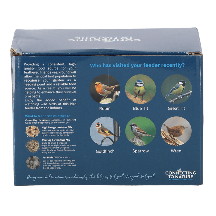 Connecting to Nature Wild Bird Feeder Window Bird Feeder House