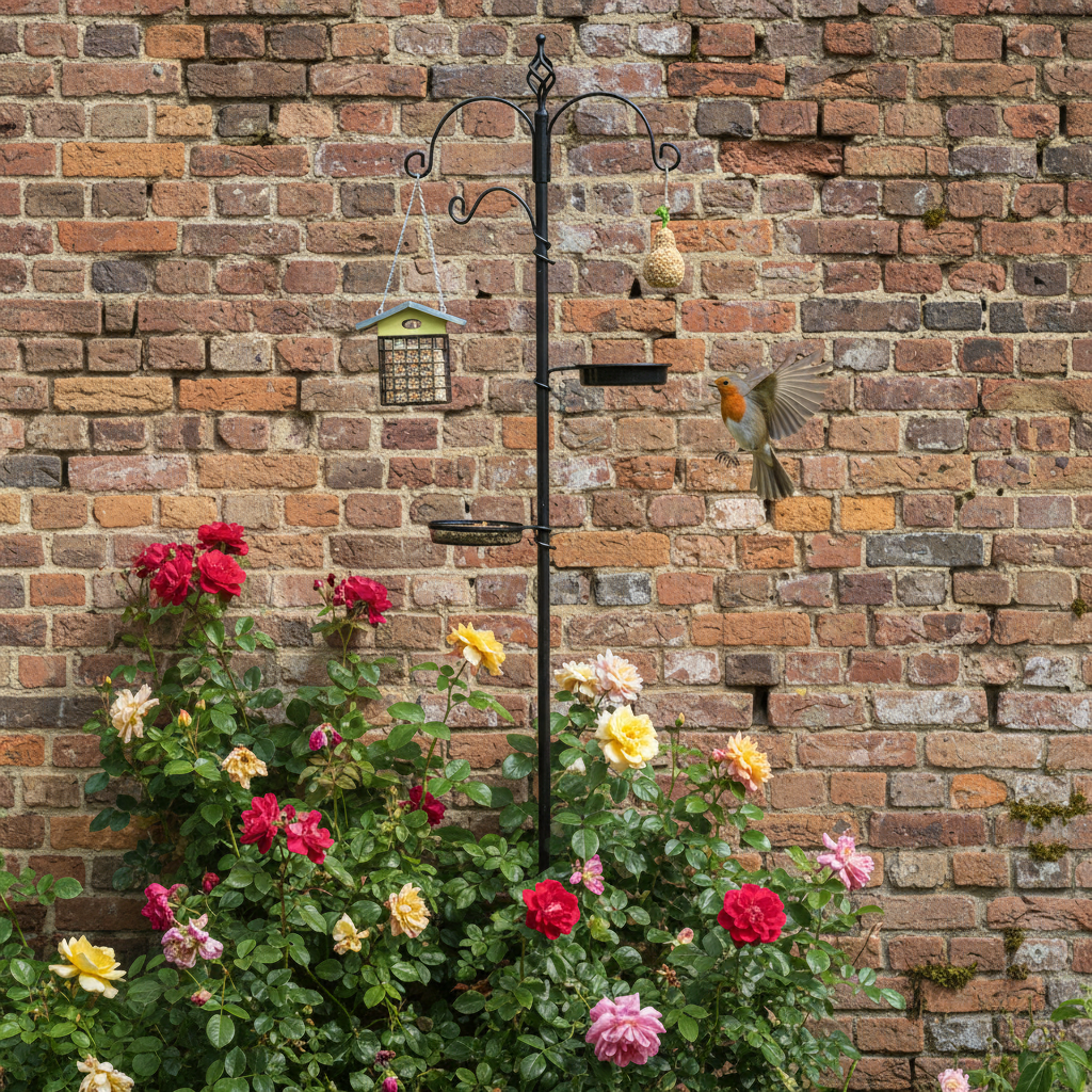 Eschert Garden Accessory Bird Station Feeding Pole