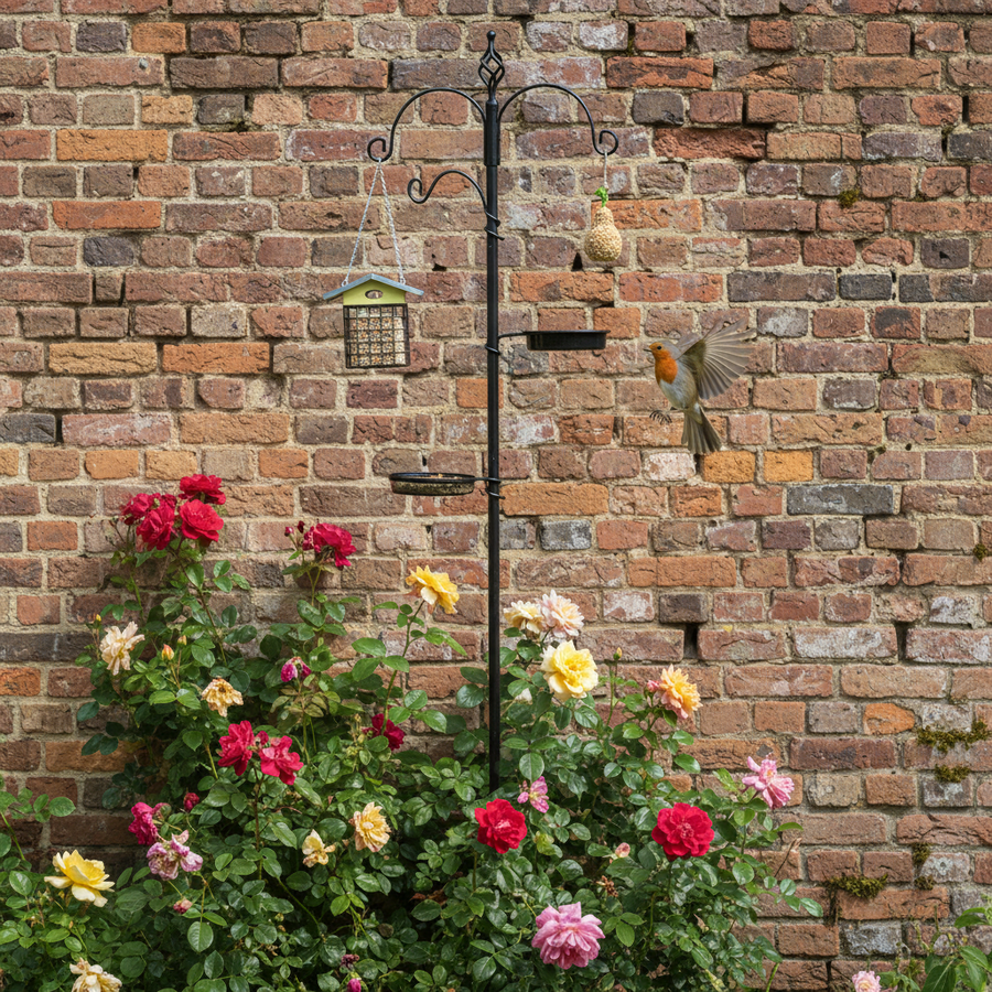 Eschert Garden Accessory Bird Station Feeding Pole