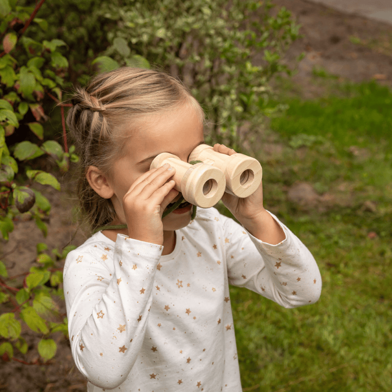 Eschert Garden Accessory Childrens Binoculars | Wooden