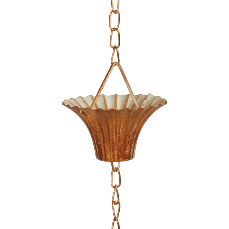 Eschert Garden Accessory Rain Chain | Copper Plated