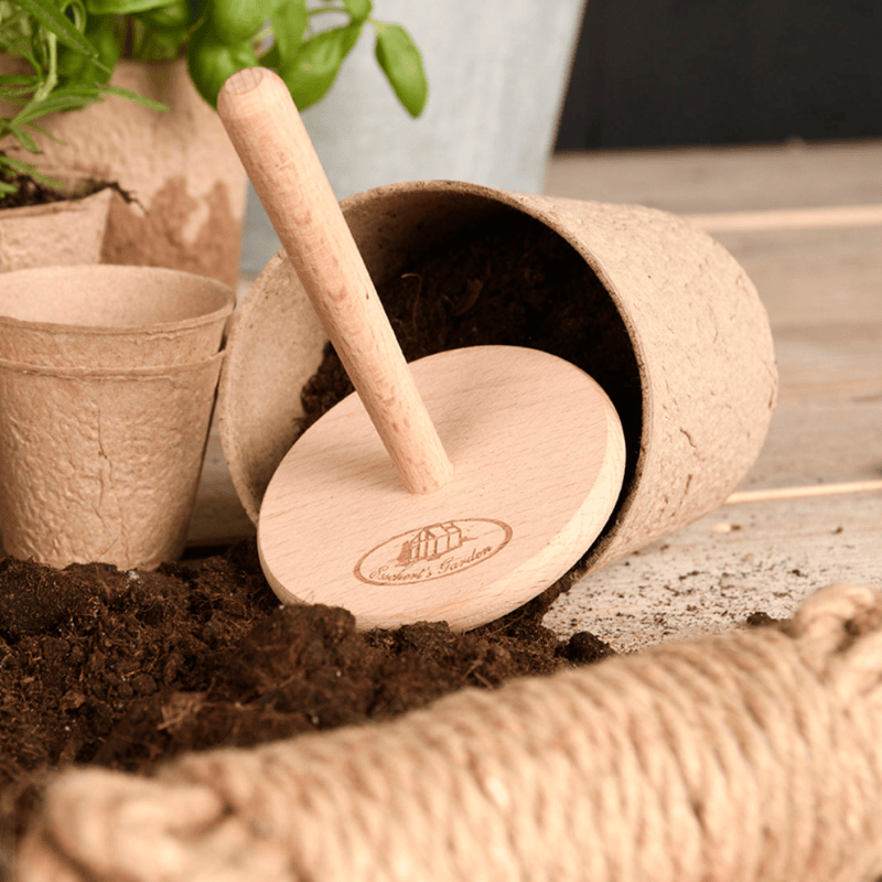 Eschert Garden Accessory Soil Tamper | Wooden