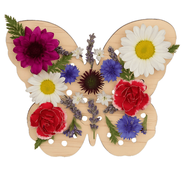 Esschert Garden Accessory Childrens Flower Holder for Picking & Display | Wooden