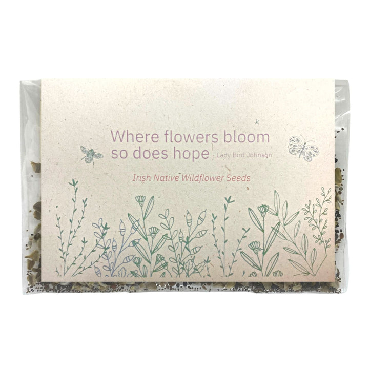 Blooming Native Accessories Where flowers bloom so does hope | Wildflower Seed Pocket