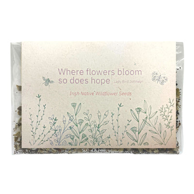 Blooming Native Accessories Where flowers bloom so does hope | Wildflower Seed Pocket