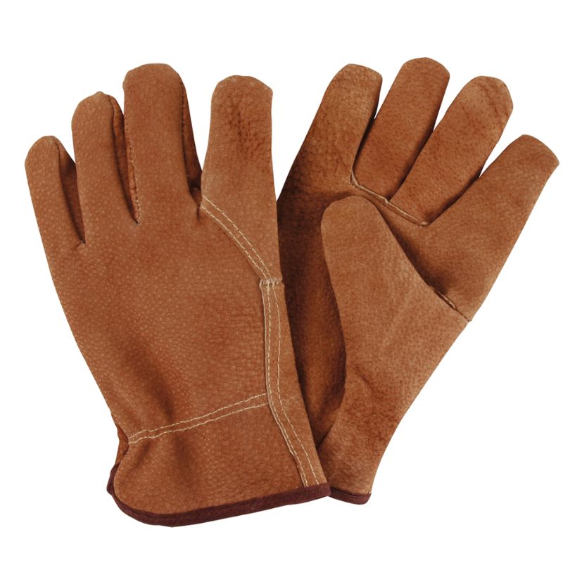 Connecting to Nature Leather gardening gloves