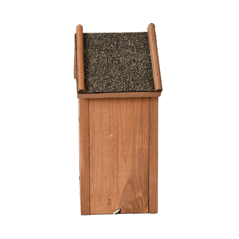 Connecting to Nature Nest Box for Blue Tits | Wooden with Bitumen Roof